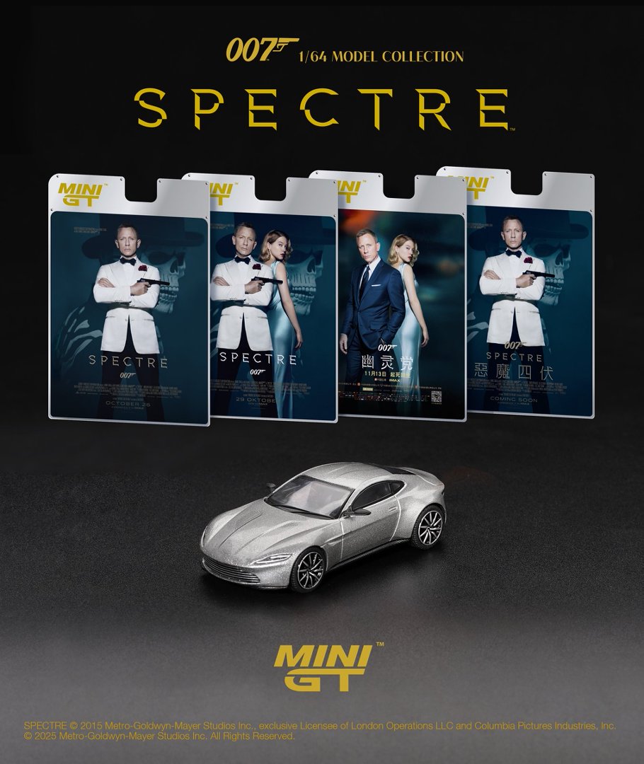 Kids Toys Cars - MINIGT 1/64 Aston Martin DB10 Spectre