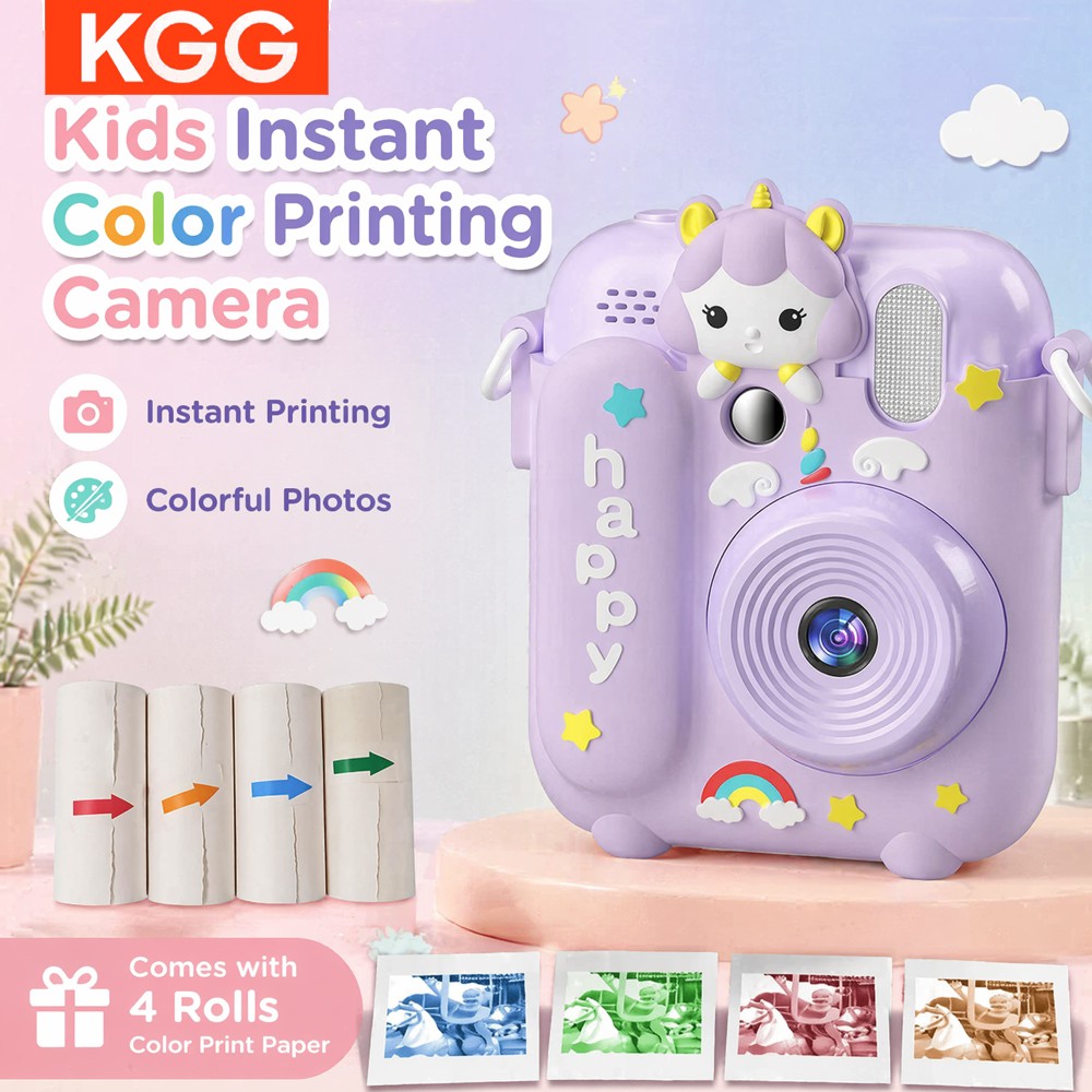 Top Kids Xmas Toys - Câmera Instantânea para Crianças com Tela