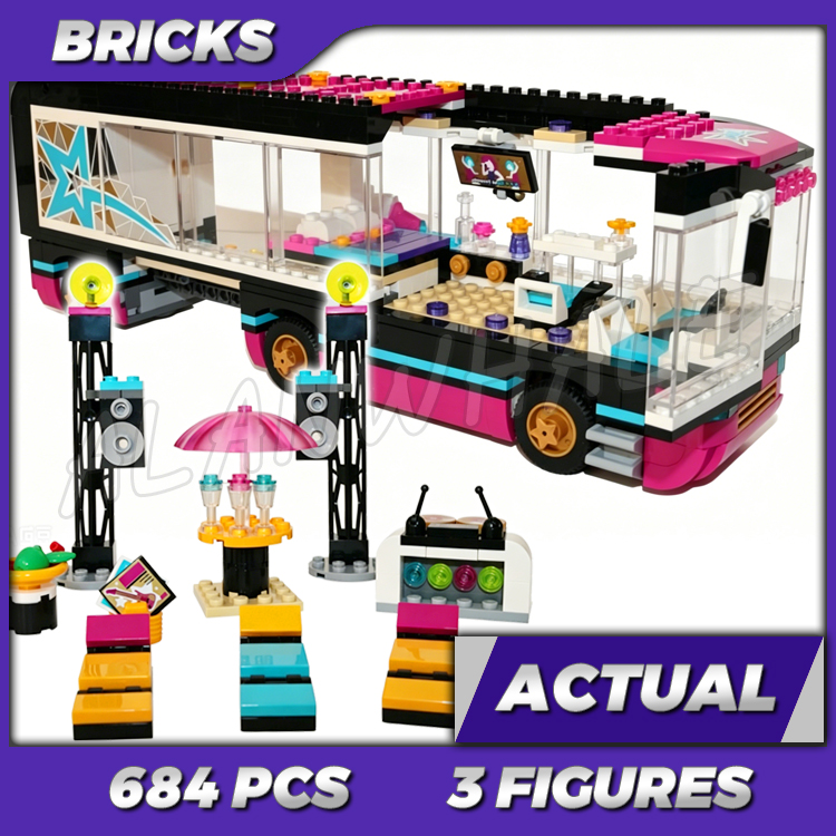 Kids Toys Xmas 2025 - 684 peças Friends Pop Star Tour