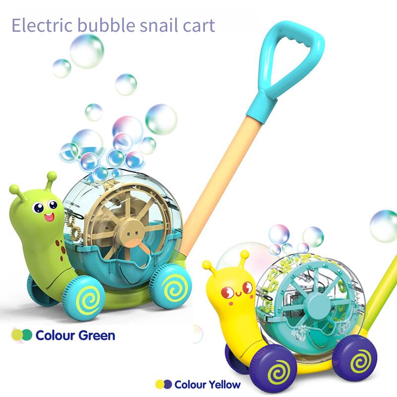 Bubble Machine Outdoor - Nova bolha elétrica caracol criança empurrar