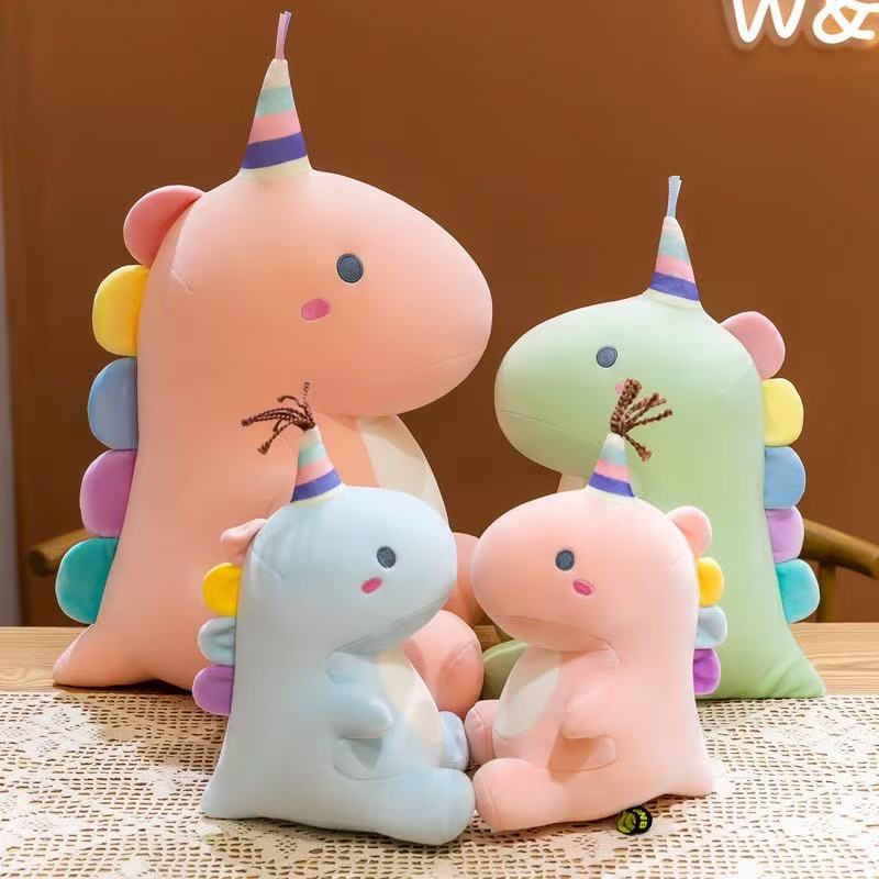Unicorn Stuffed Toy - Doce dinossauro brinquedo de pelúcia bonito