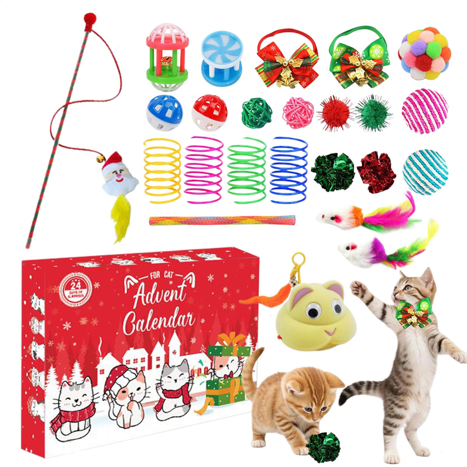 Kids Toys Xmas 2025 - Calendário de brinquedo para gato de
