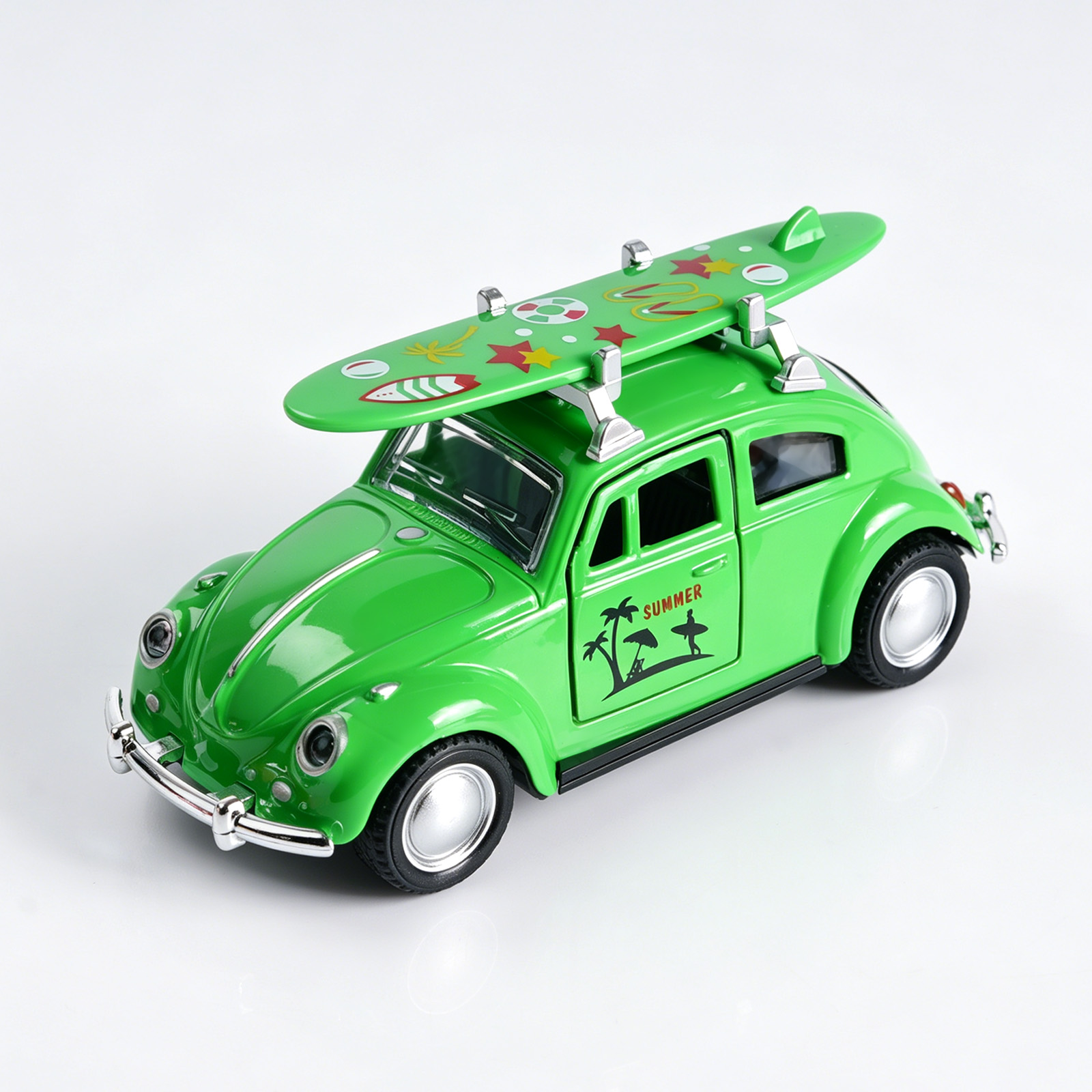 Kids Toys Cars - Carro de Brinquedo Fusca Retrô Verde,