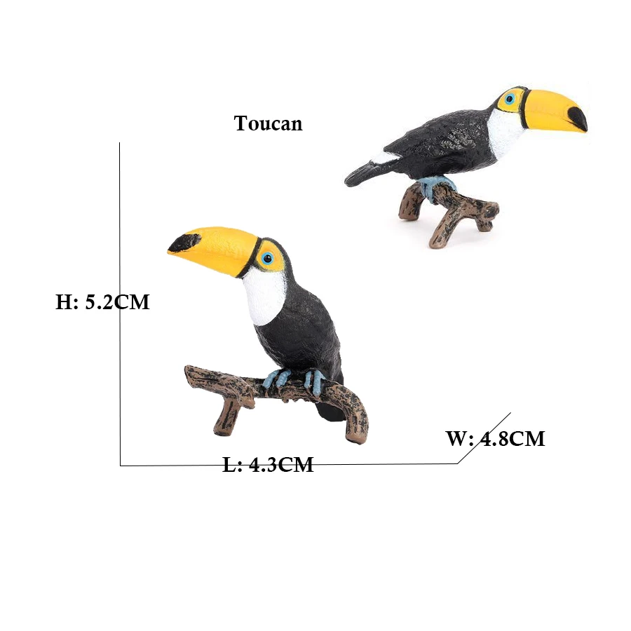Pássaro animal estatuetas cego - Kids Toys Under 200 avaliação e preço