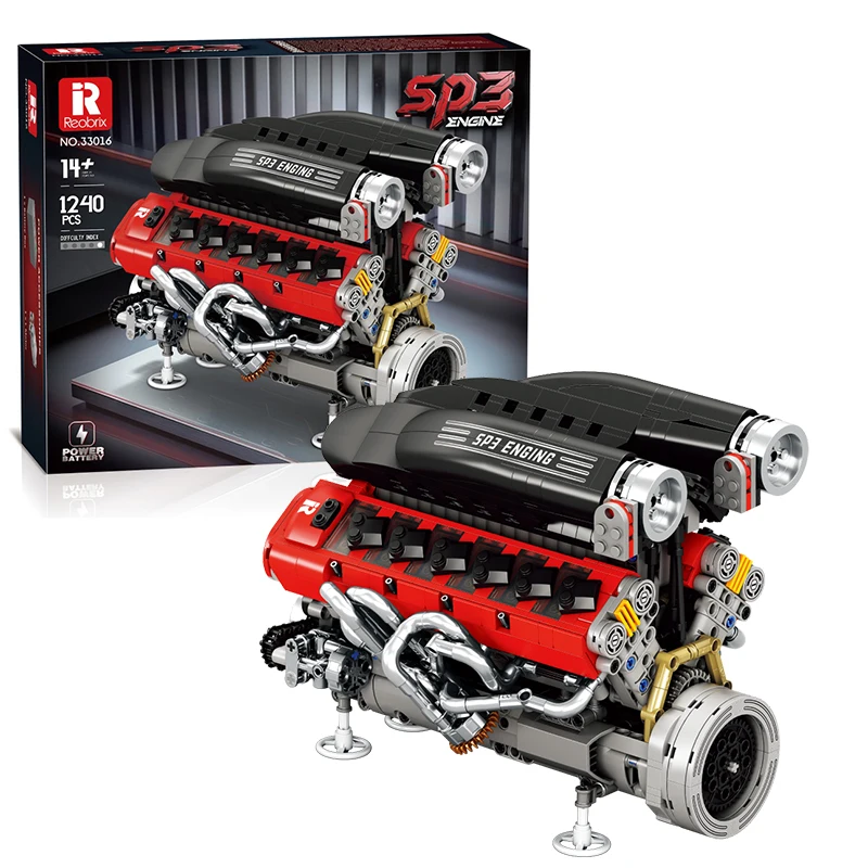 1240 Peças Motor de Carro SP3, - Kids Toys Cars avaliação e preço