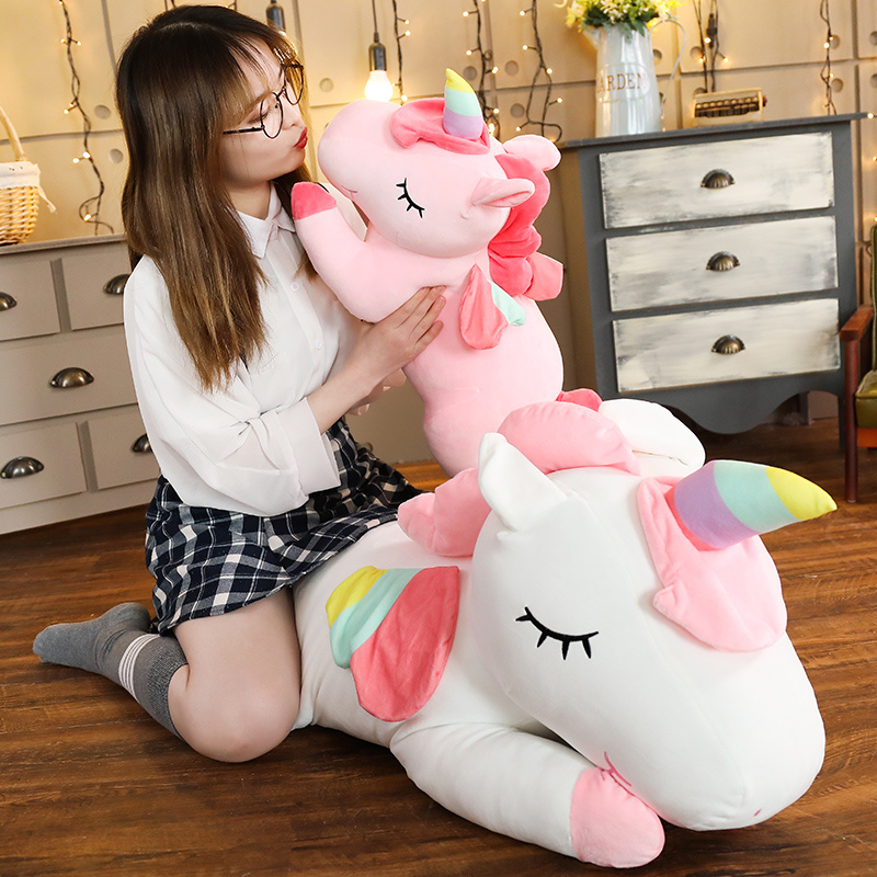 Pelúcia macia de unicórnio de  - Unicorn Stuffed Toy avaliação e preço