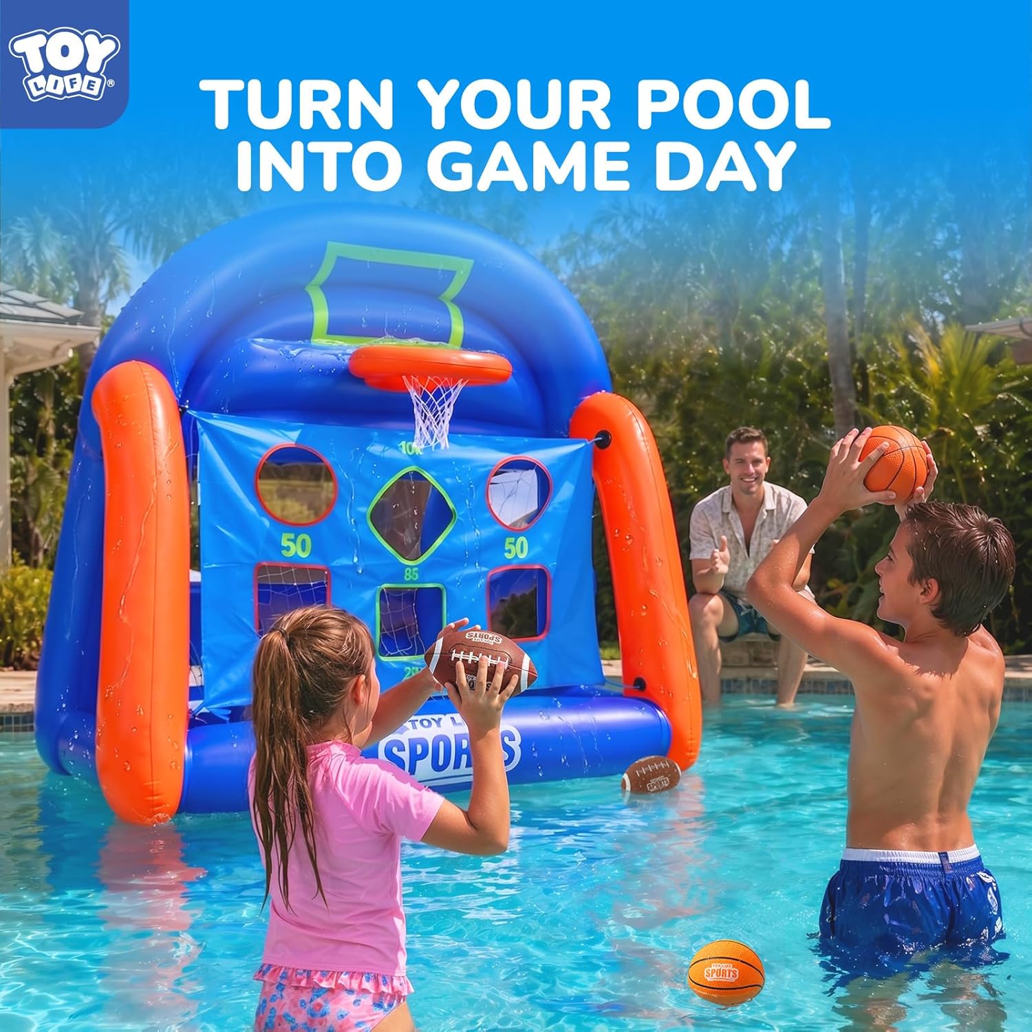 Jogos Infláveis de Piscina Mul - Kids Toys And Games avaliação e preço