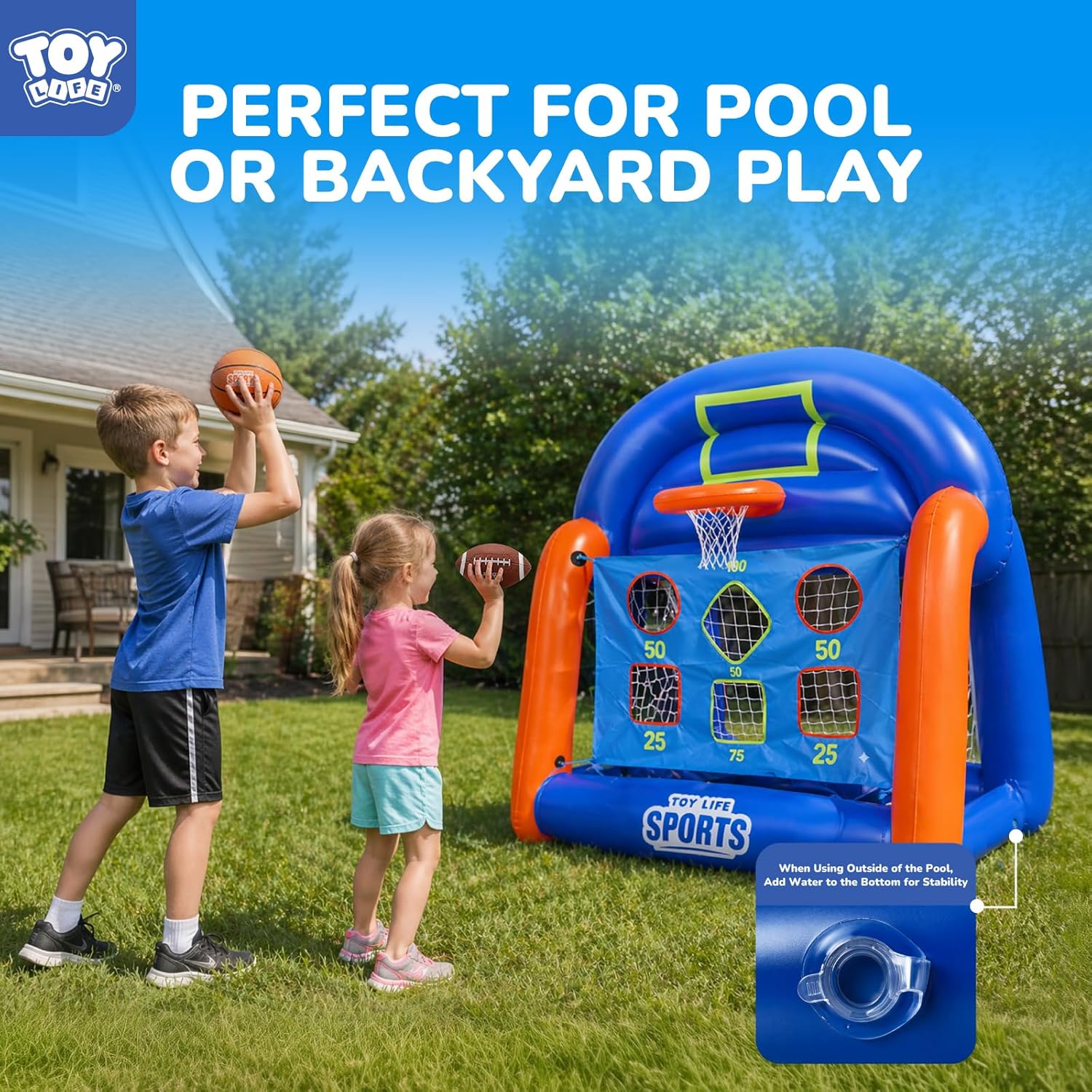 Jogos Infláveis de Piscina Mul - Kids Toys And Games avaliação e preço