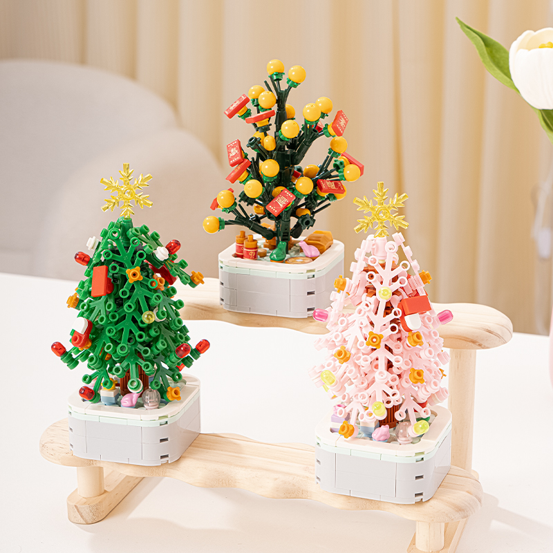 Kit de construção de árvore de - Kids Toys Xmas 2025 avaliação e preço
