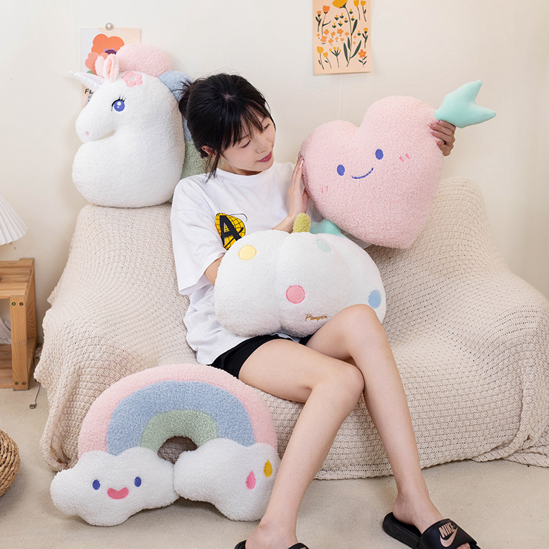 Soft Plush Rainbow Stuffed Hug - Unicorn Stuffed Toy avaliação e preço