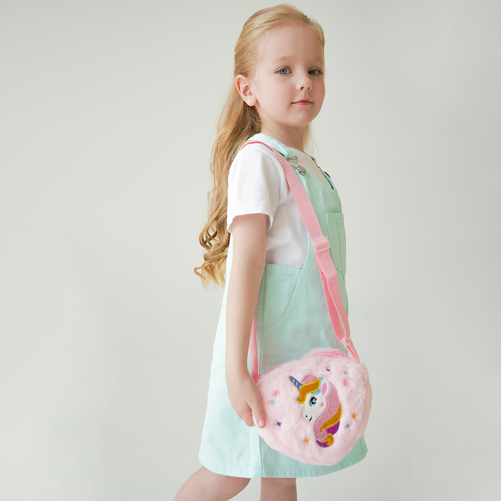 Bolsa Transversal de Pelúcia K - Unicorn Stuffed Toy avaliação e preço
