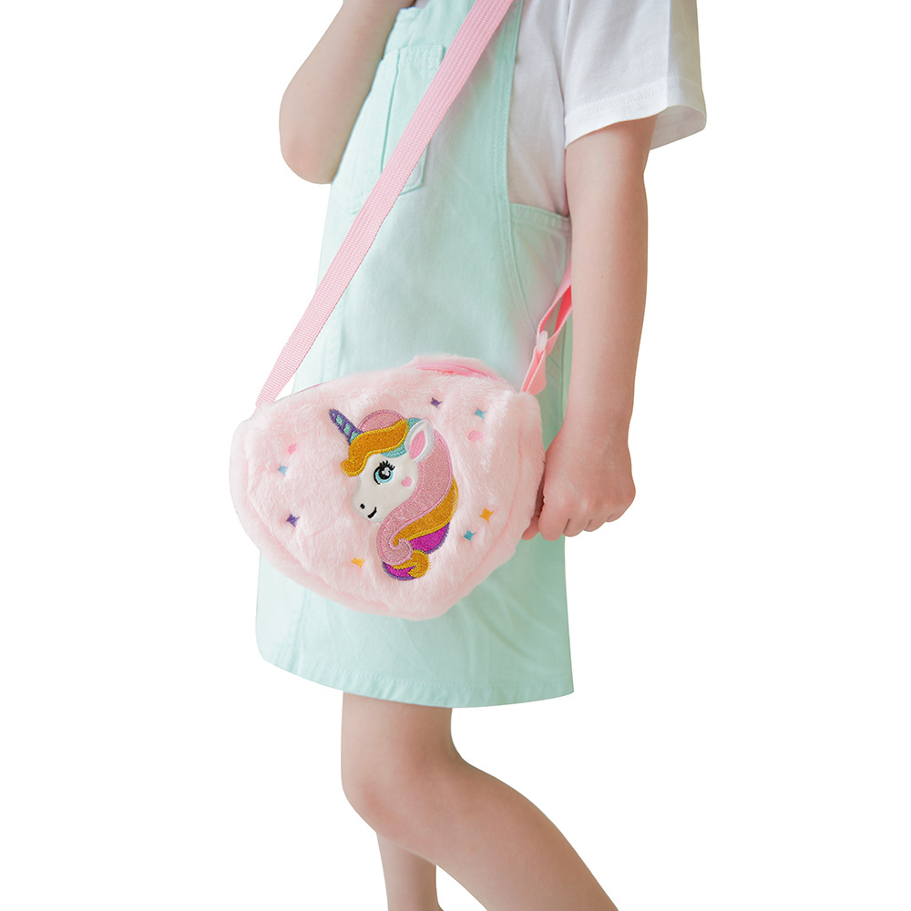 Bolsa Transversal de Pelúcia K - Unicorn Stuffed Toy avaliação e preço