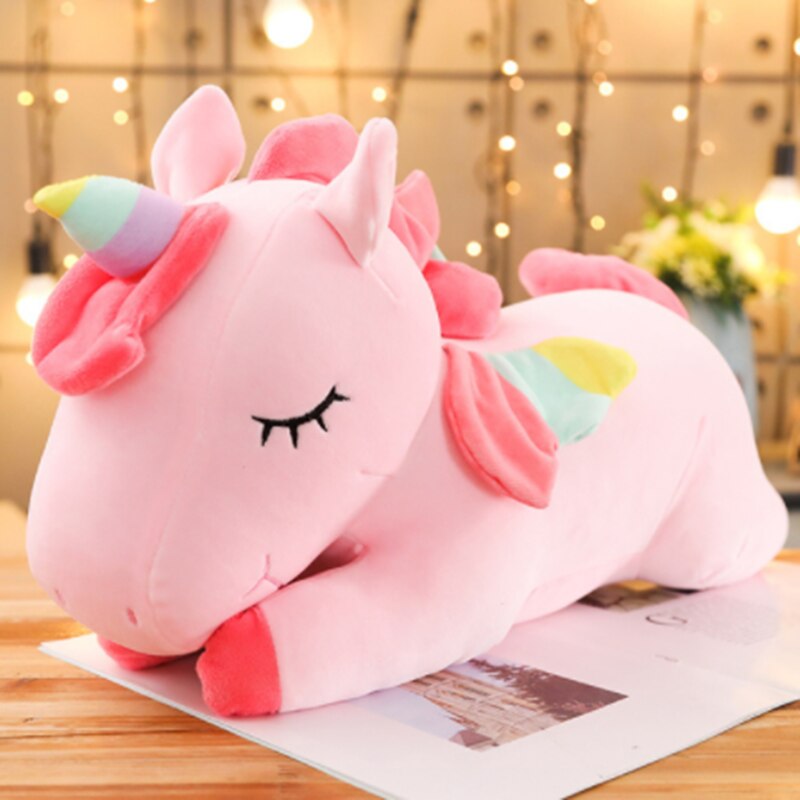 Cavalo Kawaii Plush 25/50cm So - Unicorn Stuffed Toy avaliação e preço