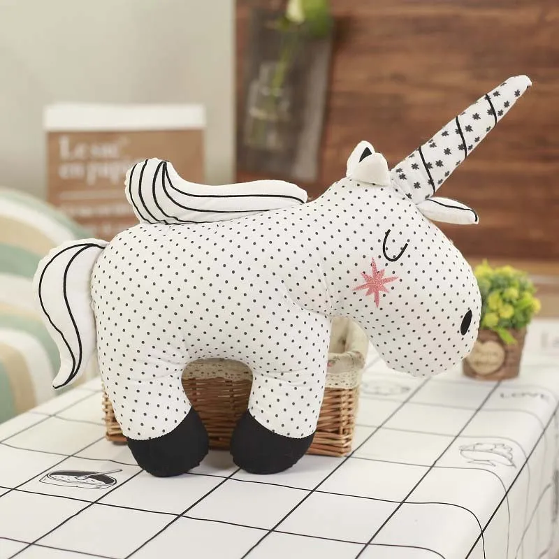 Boneco de Pelúcia de Algodão C - Unicorn Stuffed Toy avaliação e preço
