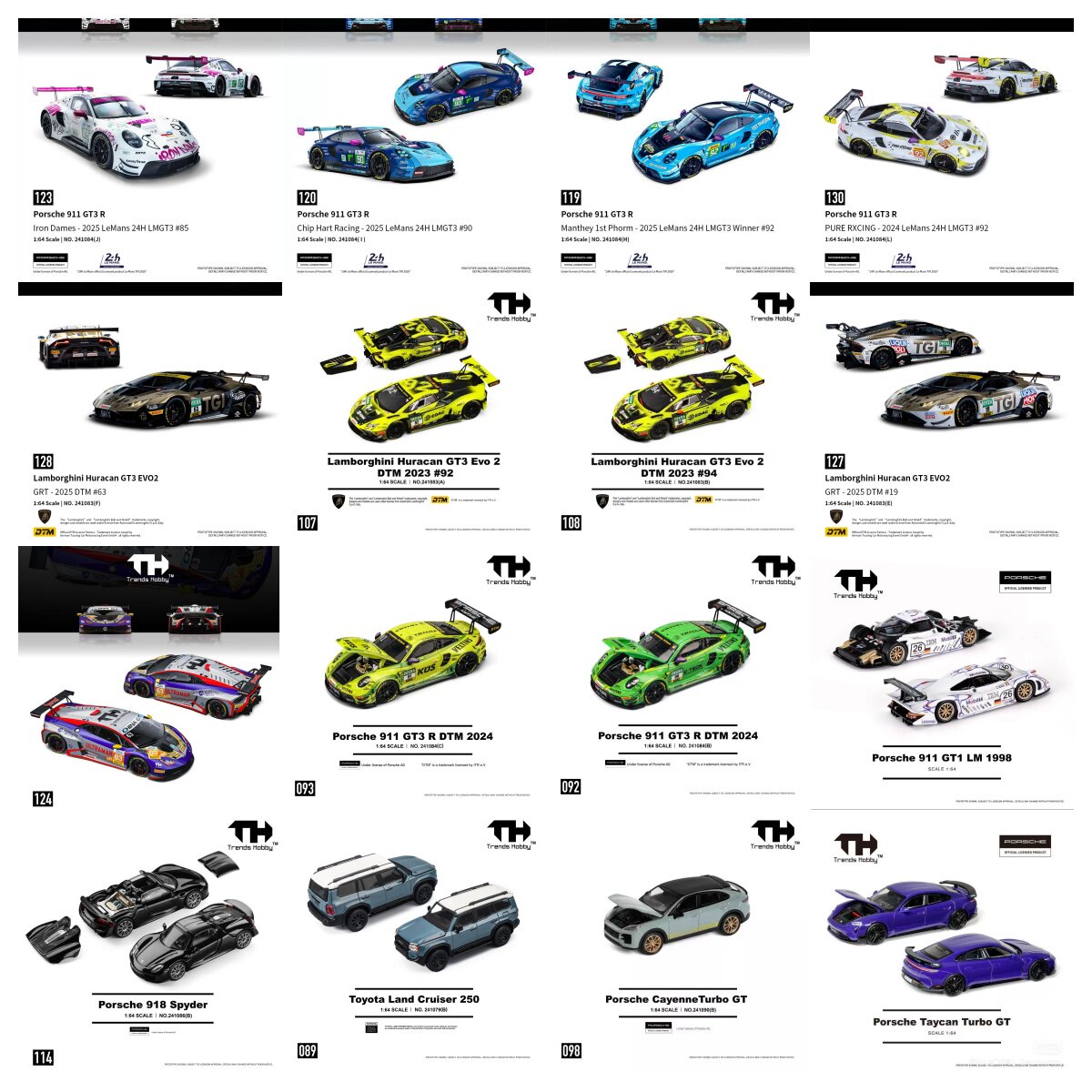 TH 1/64 Porsche 911 GT3 R LeMa - Kids Toys Cars avaliação e preço