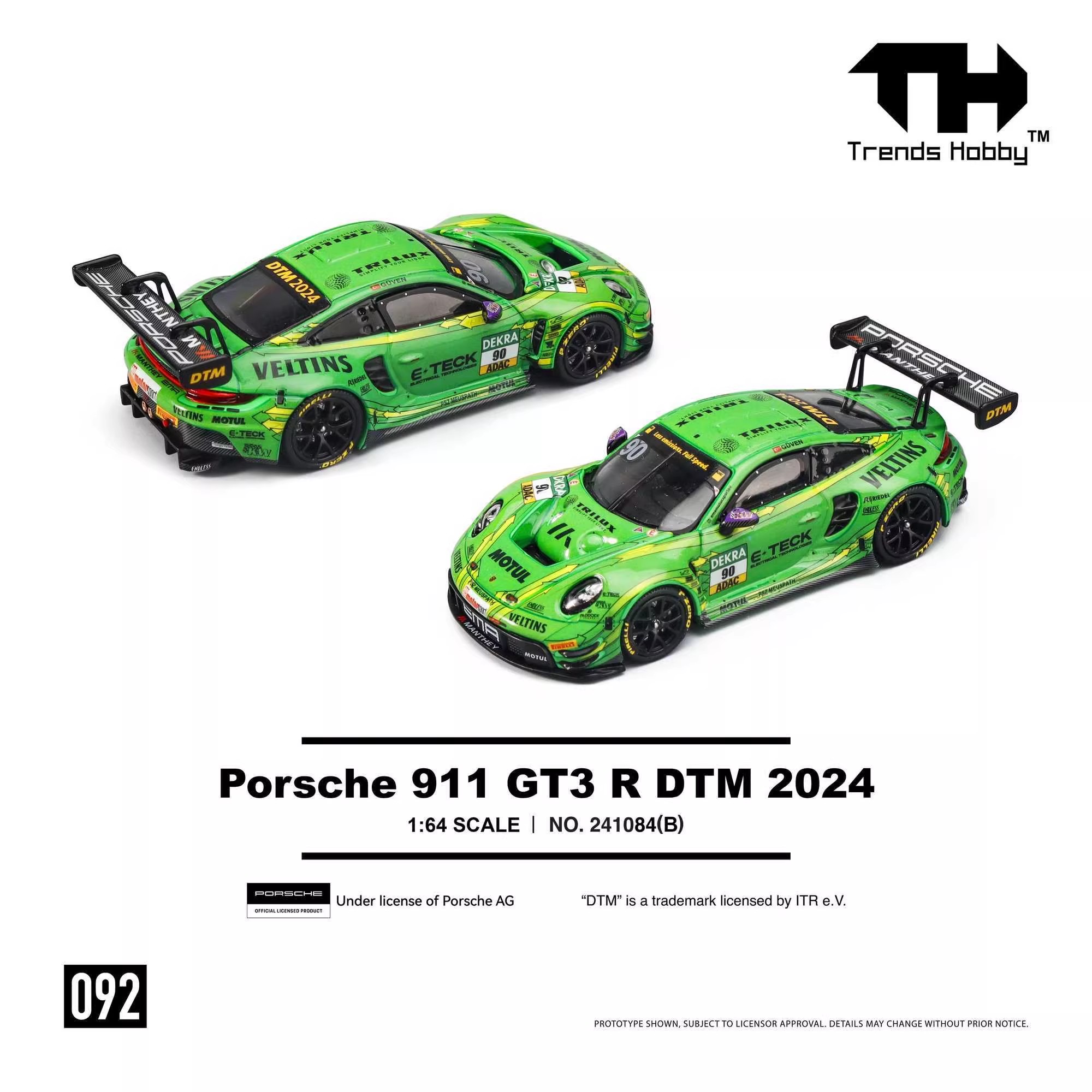 TH 1/64 Porsche 911 GT3 R LeMa - Kids Toys Cars avaliação e preço