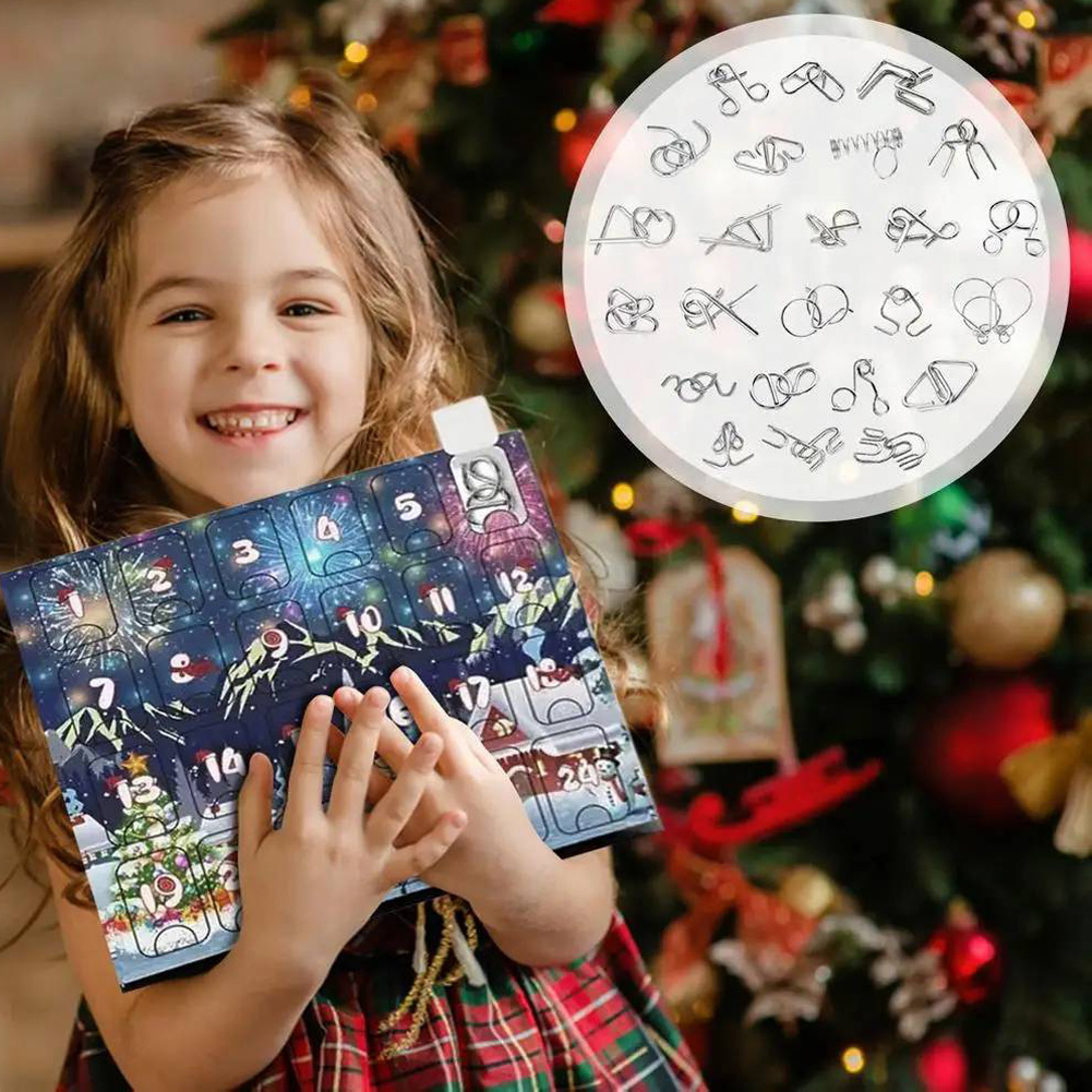 2025 metal ruban lock puzzle b - Kids Toys Xmas 2025 avaliação e preço