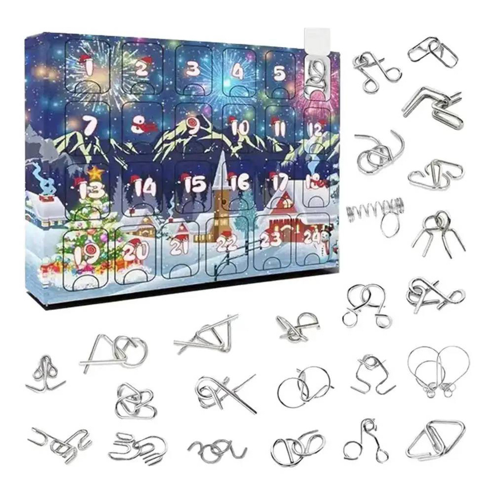 2025 metal ruban lock puzzle b - Kids Toys Xmas 2025 avaliação e preço