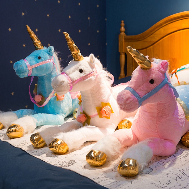 100cm adorável unicórnio brinq - Unicorn Stuffed Toy avaliação e preço