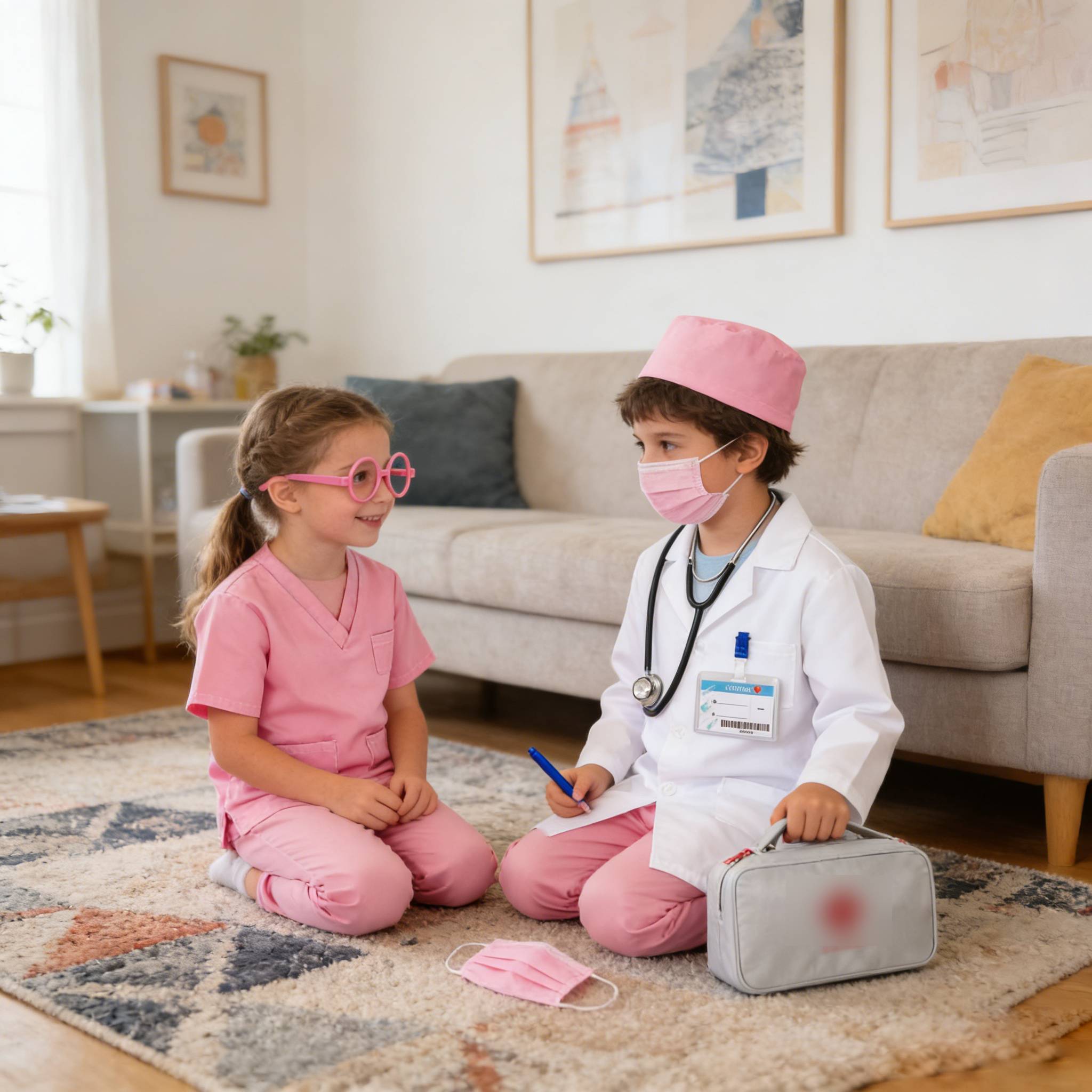 Meninos meninas simulação médi - Top Kids Xmas Toys avaliação e preço