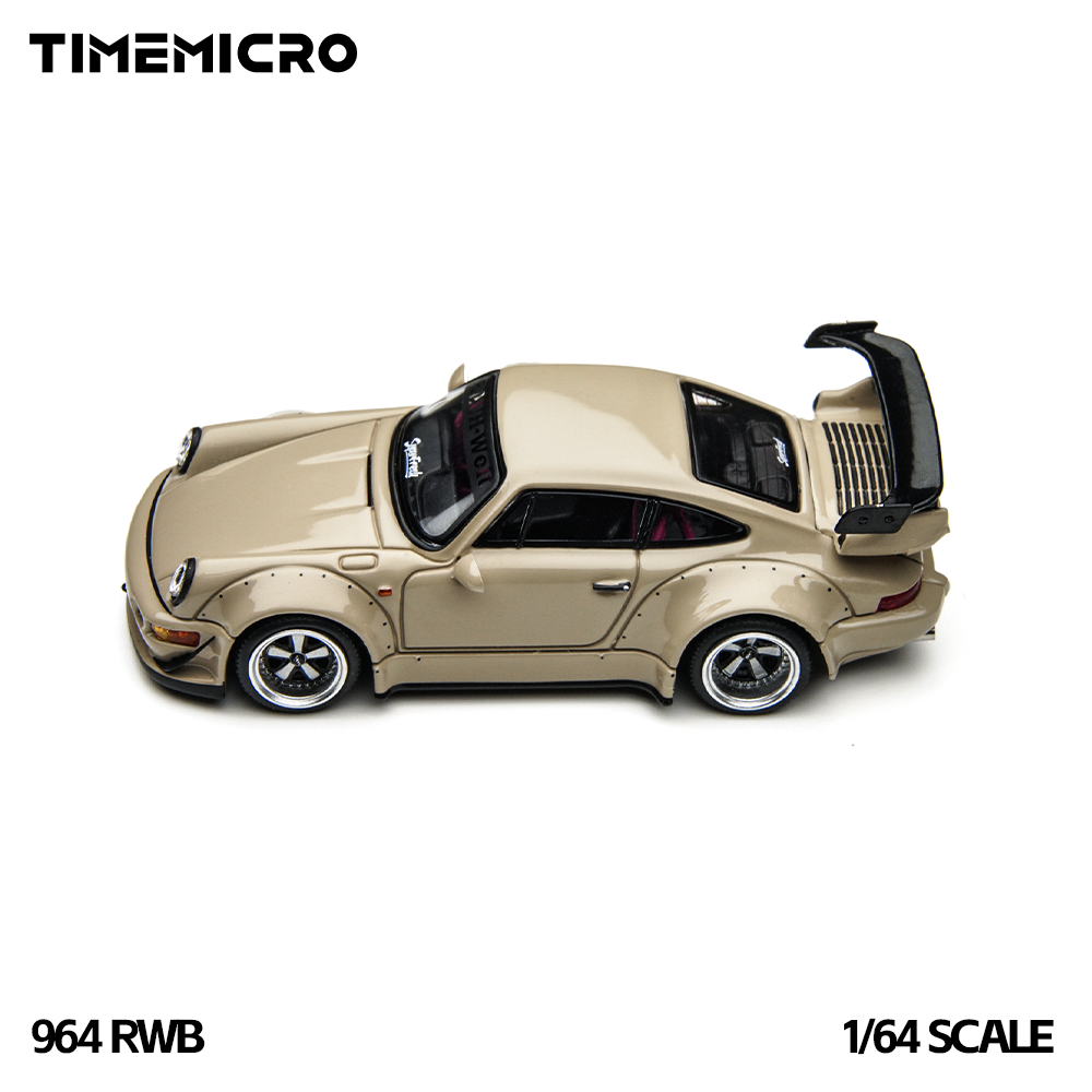 TimeMicro1:64 RWB 964 Bege - C - Kids Toys Cars avaliação e preço