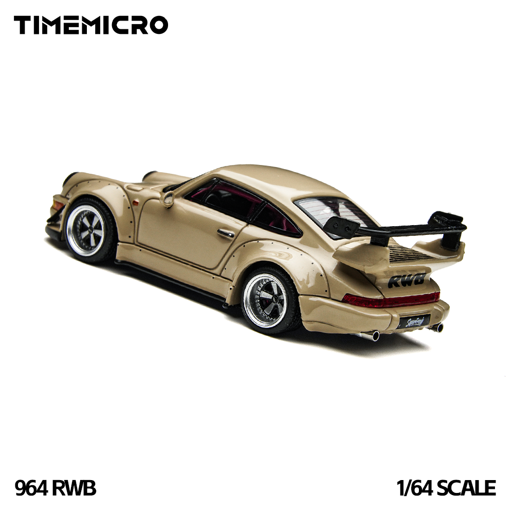 TimeMicro1:64 RWB 964 Bege - C - Kids Toys Cars avaliação e preço