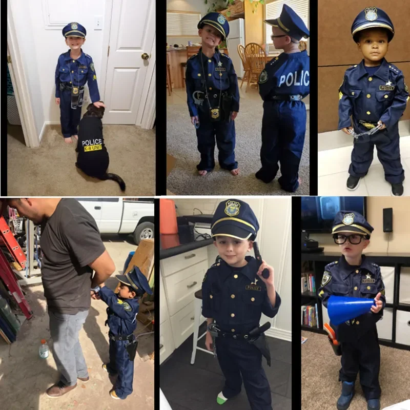 Fantasia de policial infantil  - Kids Toys Review avaliação e preço