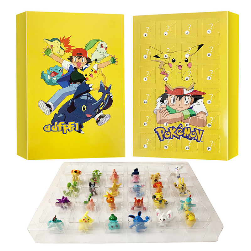 Pokemon caixa de calendário do - Kids Toys Xmas 2025 avaliação e preço