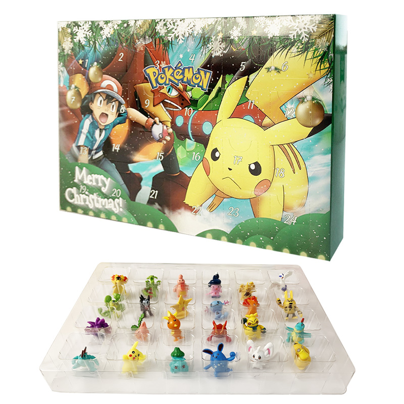 Pokemon caixa de calendário do - Kids Toys Xmas 2025 avaliação e preço