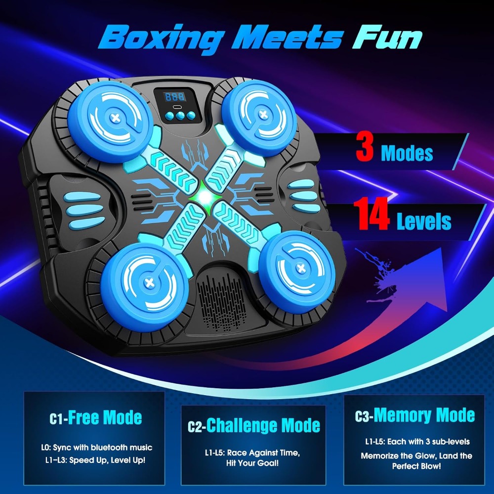 Máquina de Boxe Musical para C - Kids Toys And Games avaliação e preço