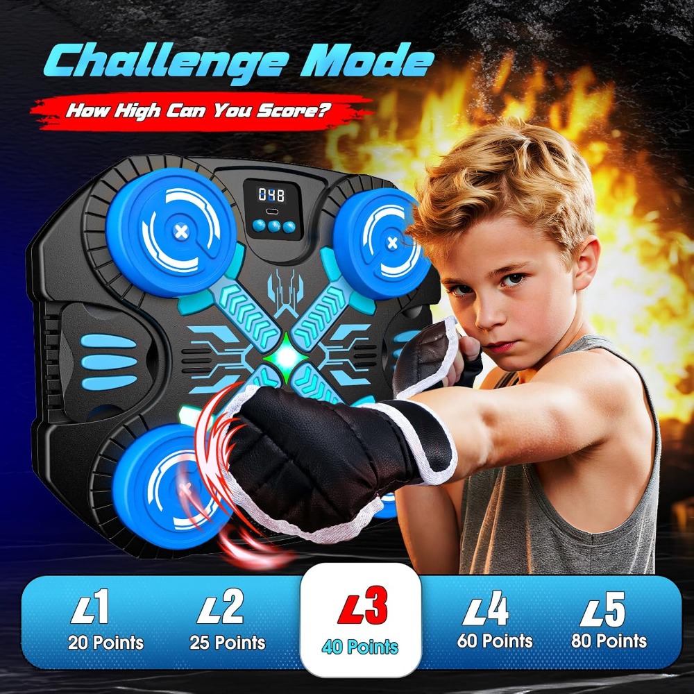 Máquina de Boxe Musical para C - Kids Toys And Games avaliação e preço