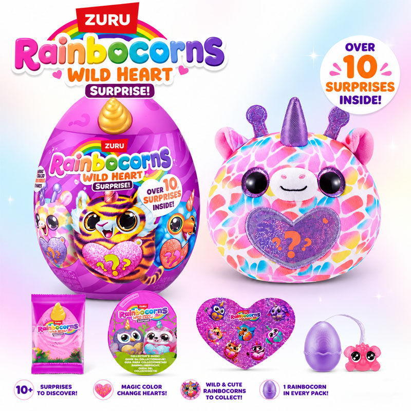 ZURU Rainocorns Wild Heart Sur - Unicorn Stuffed Toy avaliação e preço